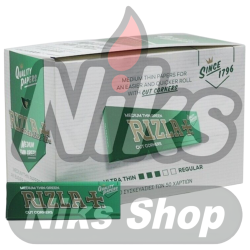 Rizla cartina verde corta | Niks Shop