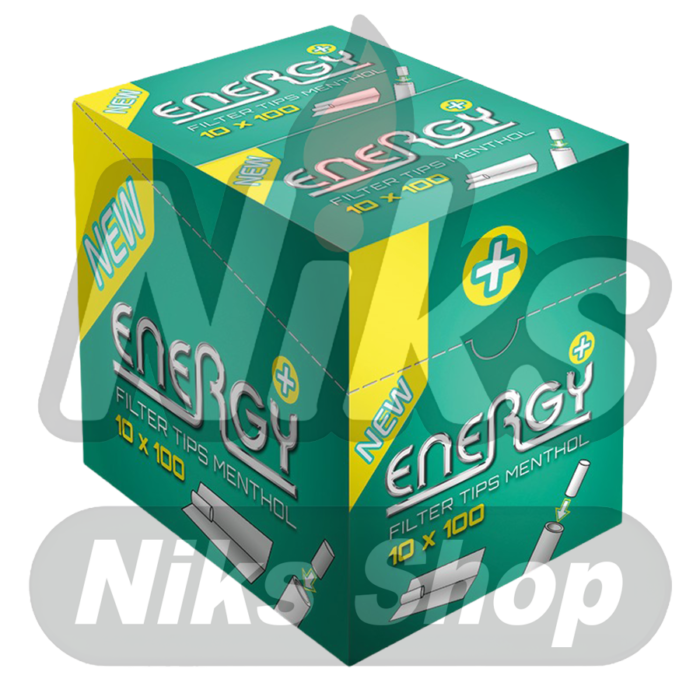 Energy filter mentolo | Niks Shop